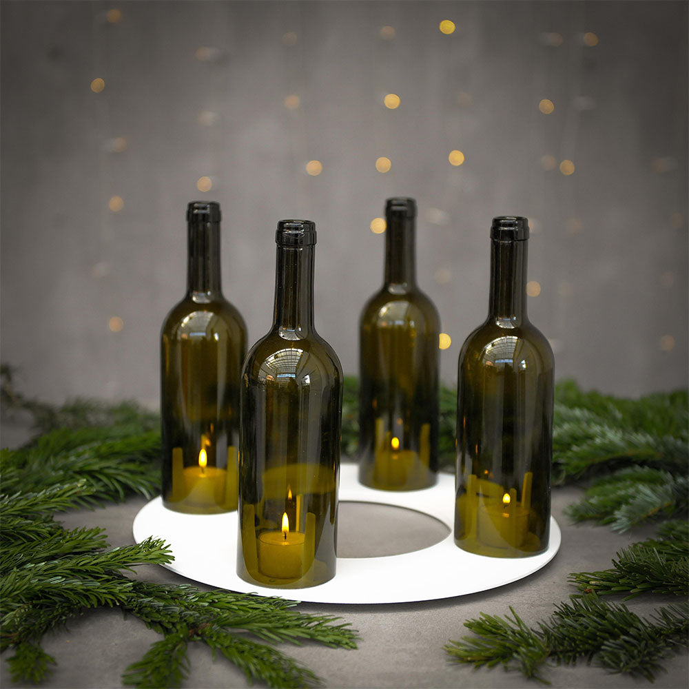 Adventskranz aus Edelstahl: Schwarz, Weiß, Rost und mehr – BENKERT MODERN LIVING