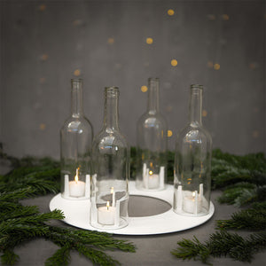 Adventskranz aus Edelstahl: Schwarz, Weiß, Rost und mehr – BENKERT MODERN LIVING