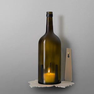 
                  
                    Flaschenlicht "Vino" | mit Wandhalterung | 1,5 l Flasche
                  
                