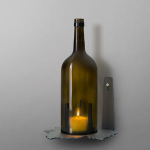 
                  
                    Flaschenlicht "Vino" | mit Wandhalterung | 1,5 l Flasche
                  
                