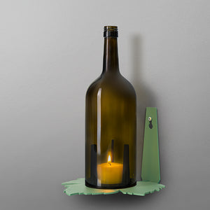 
                  
                    Flaschenlicht "Vino" | mit Wandhalterung | 1,5 l Flasche
                  
                