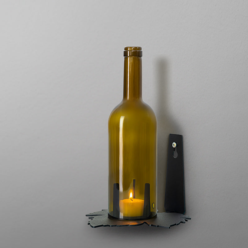 
                  
                    Flaschenlicht "Vino" | mit Wandhalterung | 0,7 l Flasche
                  
                