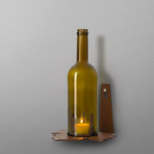 
                  
                    Flaschenlicht "Vino" | mit Wandhalterung | 0,7 l Flasche
                  
                