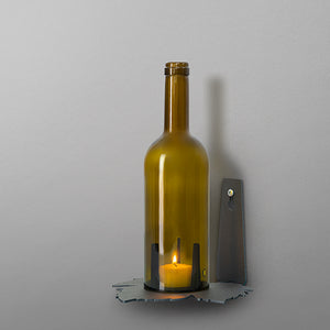 
                  
                    Flaschenlicht "Vino" | mit Wandhalterung | 0,7 l Flasche
                  
                
